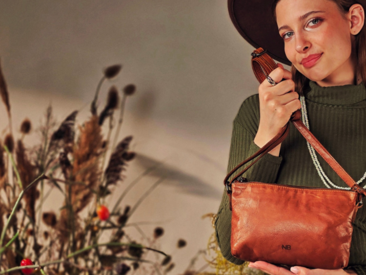 Stylová kabelka Noelia Bolger, kožená kabelka