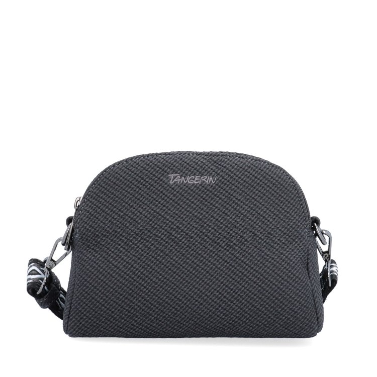 Štýlová crossbody kabelka s textúrovaným povrchom Tangerin materiál syntetická koža zapínanie na zips farba sivá veľkosť malá 4365 ANT Spredu