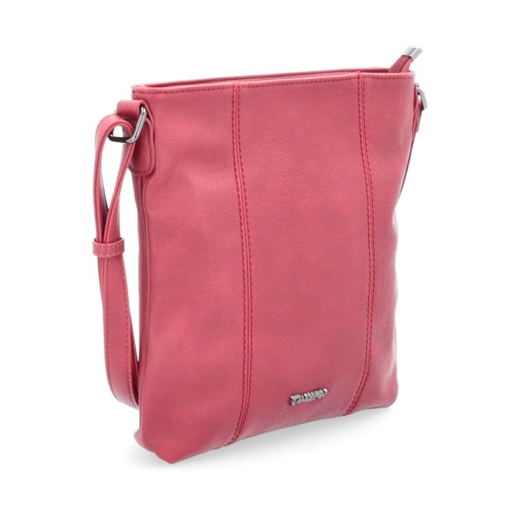 Malá športová crossbody kabelka Tangerin materiál syntetická koža zapínanie na zips farba červená veľkosť malá 8011 CV