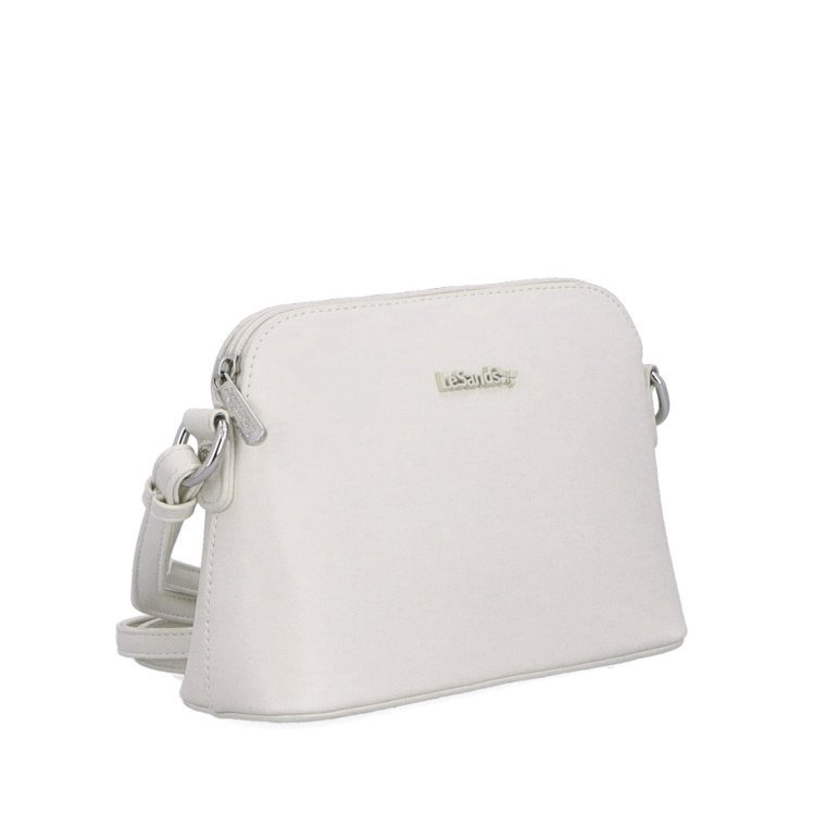 Minimalistická crossbody kabelka Le Sands materiál syntetická koža zapínanie na zips farba béžová veľkosť malá 7710 BE