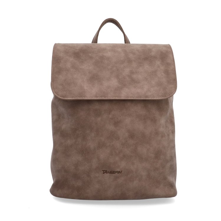 Elegantný mestský batoh zo syntetiky Tangerin materiál syntetická koža zapínanie na zips farba hnedá veľkosť stredná 1100 H Spredu