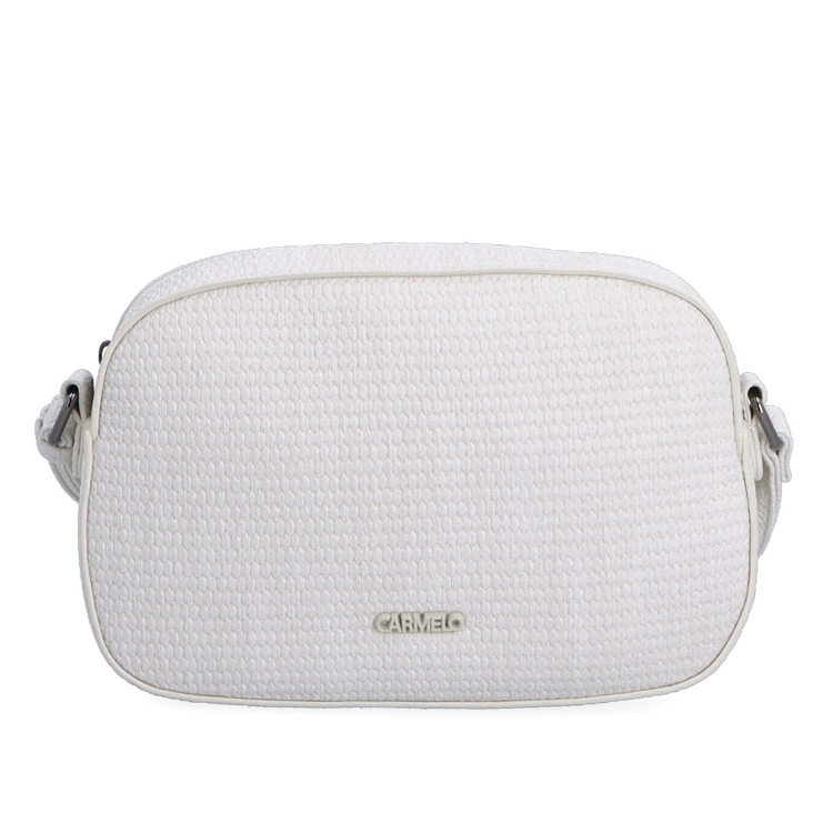 Malá crossbody kabelka s decentným vzorom Carmelo materiál syntetická koža farba béžová veľkosť malá 4334 K Spredu