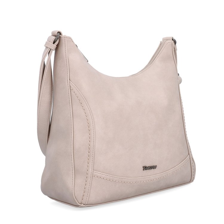 Mestská crossbody kabelka zo syntetickej kože Tangerin materiál syntetická koža zapínanie na zips farba ružová veľkosť stredná 8046 LI