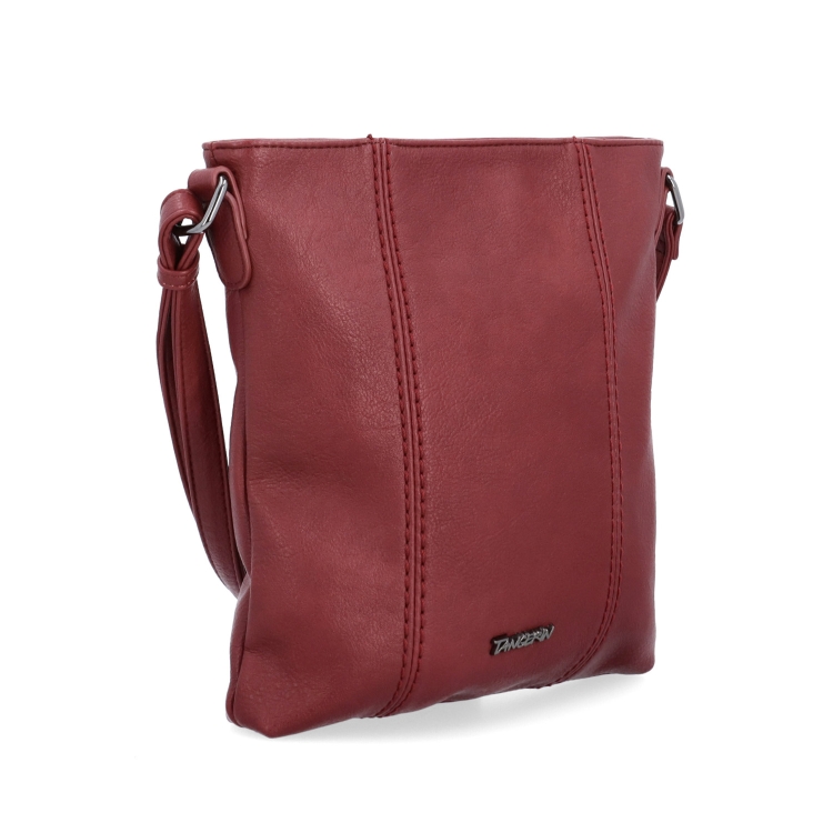 Malá športová crossbody kabelka Tangerin materiál syntetická koža zapínanie na zips farba vínová veľkosť malá 8011 BO