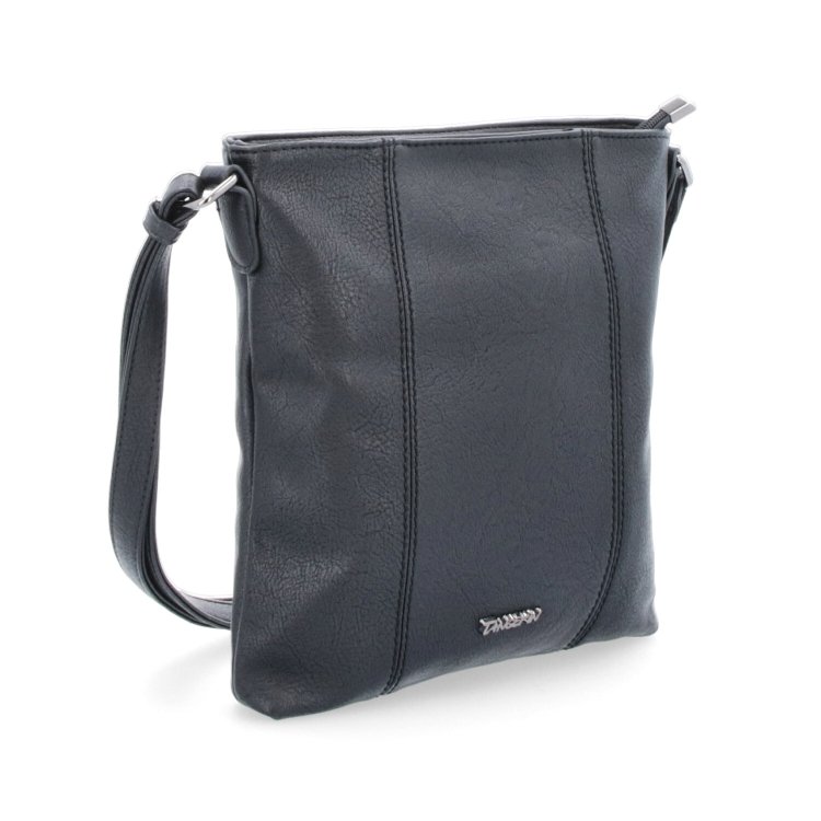 Malá športová crossbody kabelka Tangerin materiál syntetická koža zapínanie na zips farba čierna veľkosť malá 8011 C