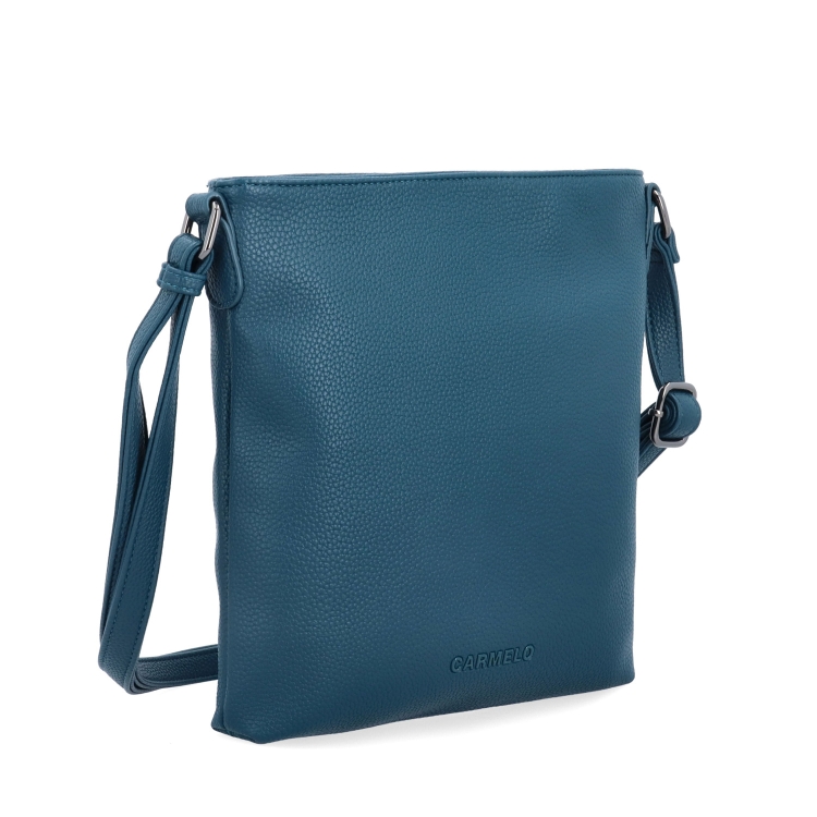Minimalistická crossbody kabelka na zips Carmelo materiál syntetická koža zapínanie na zips farba zelená veľkosť malá 4324 PE