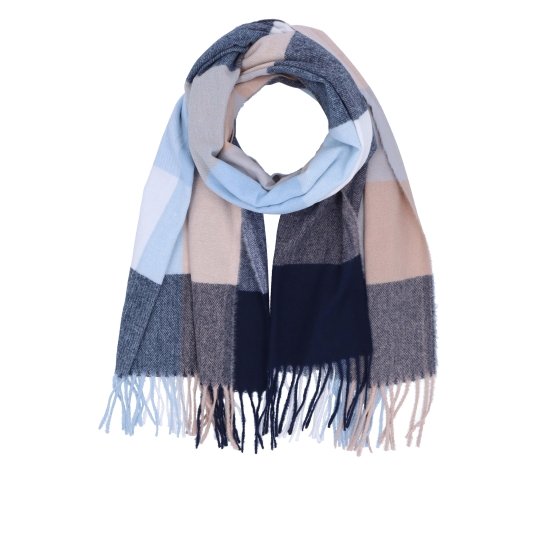 Príjemný šál s károvaným vzorom Noelia Bolger materiál Polyester s prímesou vlny farba multicolor KZ002 - 03