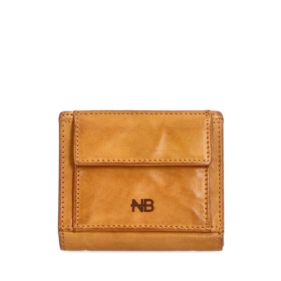Malá kožená peňaženka s unisex dizajnom Noelia Bolger materiál kože farba žltá veľkosť malá 5133 NB ZLU