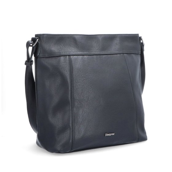 Veľká crossbody kabelka na formát A4 Tangerin materiál syntetická koža zapínanie na zips farba čierna veľkosť veľká 8037 C