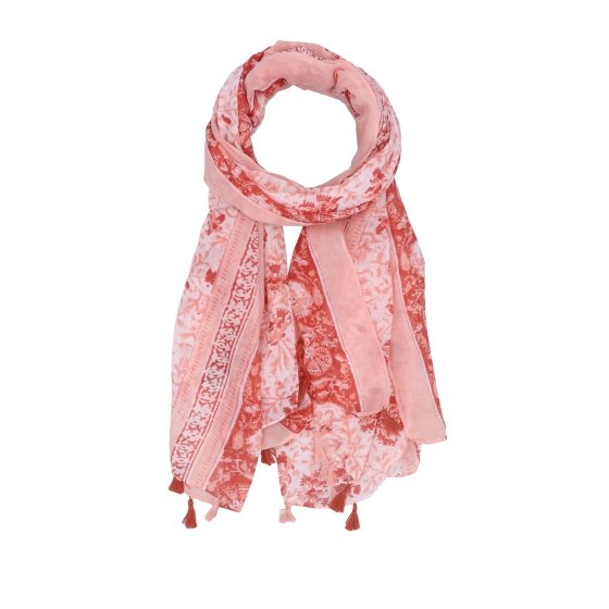 Ľahká šatka s originálnym vzorom Noelia Bolger materiál Viskóza a bavlna farba multicolor KL506 - 20