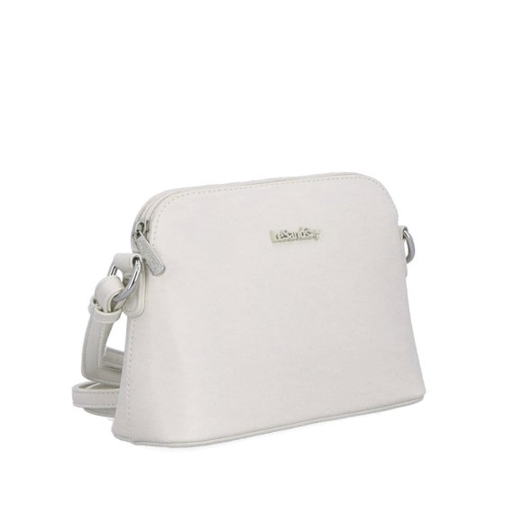 Minimalistická crossbody kabelka Le Sands materiál syntetická koža zapínanie na zips farba béžová veľkosť malá 7710 BE