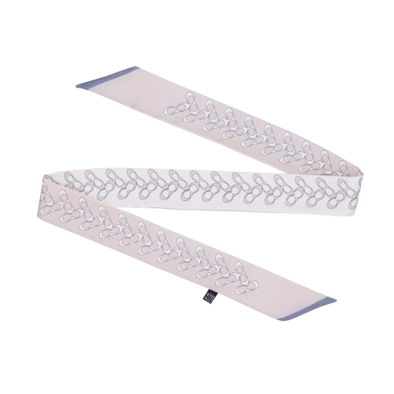 Úzky šálik s elegantným vzorom Noelia Bolger materiál polyester farba multicolor S012 - 02