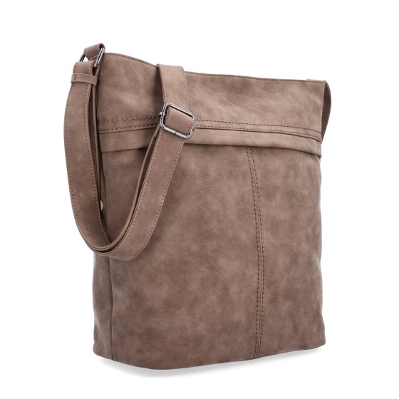Praktická crossbody taška zo syntetického materiálu Tangerin materiál syntetická koža zapínanie na zips farba hnedá veľkosť veľká 1108 H