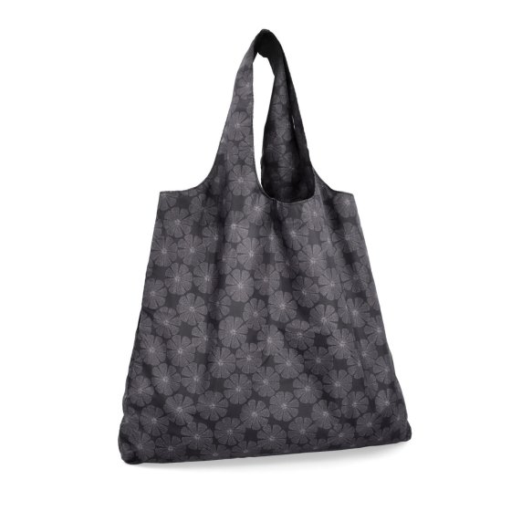 Kvalitná priestranná nákupná taška Shop and Go materiál nylon farba čierna veľkosť veľká 0023 D