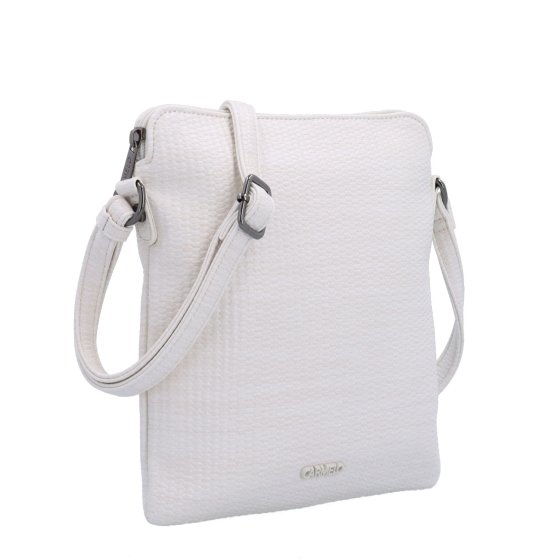 Minimalistická crossbody kabelka s jemným vzorom Carmelo materiál syntetická koža zapínanie na zips farba béžová veľkosť malá 4397 K