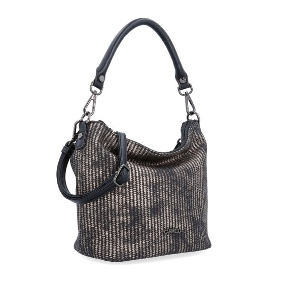 Štýlová crossbody kabelka s originálnym vzorom Carmelo materiál syntetická koža zapínanie na zips farba metalíza veľkosť malá 4380 BR