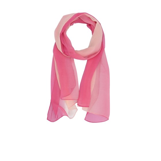 Ľahká farebná šatka Noelia Bolger materiál polyester farba ružová KL503 - 06