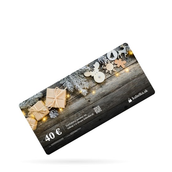 Darčekový poukaz na kabelka.sk materiál nevyplnené VDAR40 Gifts