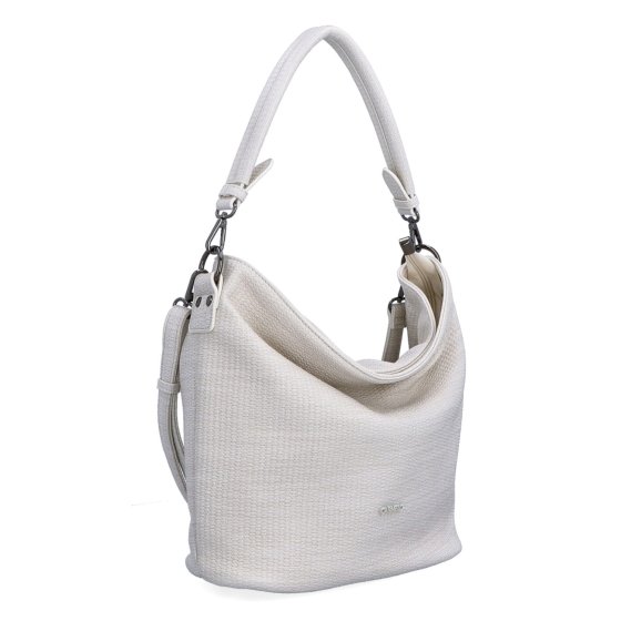 Originálna hobo bag Carmelo materiál syntetická koža zapínanie na zips farba béžová veľkosť stredná 4304 K