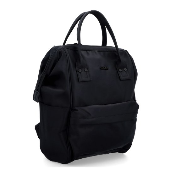Veľký praktický batoh Carmelo Carmelo materiál nylon zapínanie na zips farba čierna veľkosť veľká 4319 C