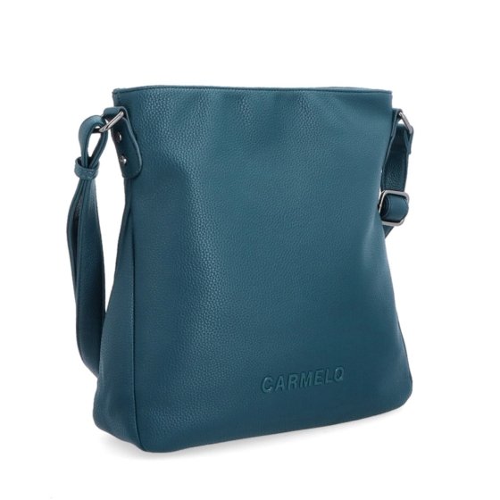 Dizajnová crossbody kabelka Carmelo materiál syntetická koža zapínanie na zips farba zelená veľkosť stredná 4271 PE
