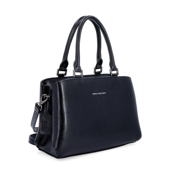 Elegantná dámska kabelka Noelia Bolger materiál kože zapínanie na zips farba čierna veľkosť malá NB 0101 C