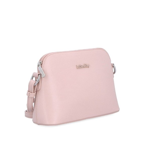 Minimalistická crossbody kabelka Le Sands materiál syntetická koža zapínanie na zips farba ružová veľkosť malá 7710 R