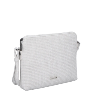 Malá crossbody kabelka s jemným elegantným vzorom Carmelo materiál syntetická koža zapínanie na zips farba béžová veľkosť malá 4337 K