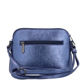 Malá crossbody kabelka s minimalistickým dizajnom Le Sands materiál syntetická koža zapínanie na zips farba modrá veľkosť malá 4611 TM Zozadu