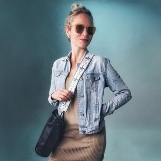 Náhradný popruh na kabelku se vzorom Indee materiál textil farba multicolor P150 - 004 Lifestyle