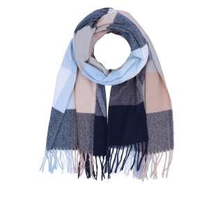 Príjemný šál s károvaným vzorom Noelia Bolger materiál Polyester s prímesou vlny farba multicolor KZ002 - 03