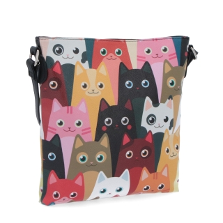 Malá crossbody s potlačou Indee materiál syntetická koža farba multicolor veľkosť malá 9300 15 C