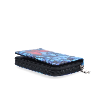 Peňaženka peračník s potlačou Indee materiál syntetická koža zapínanie na cvok farba multicolor veľkosť stredná 9201 136