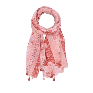 Ľahká šatka s originálnym vzorom Noelia Bolger materiál Viskóza a bavlna farba multicolor KL506 - 20