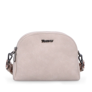 Malá crossbody kabelka s výrazným popruhom Tangerin materiál syntetická koža zapínanie na zips farba ružová veľkosť malá 8044 LI Spredu