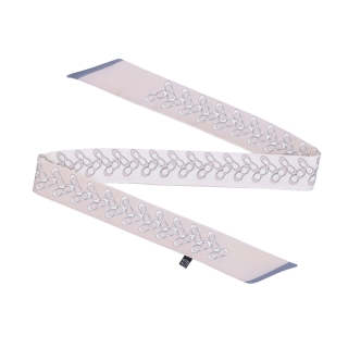 Úzky šálik s elegantným vzorom Noelia Bolger materiál polyester farba multicolor S012 - 02