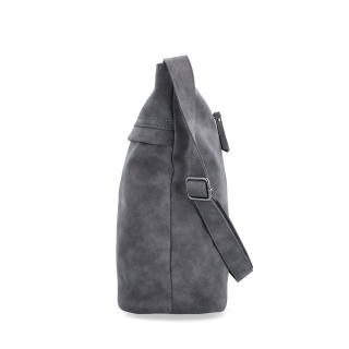 Praktická crossbody taška zo syntetického materiálu Tangerin materiál syntetická koža zapínanie na zips farba sivá veľkosť veľká 1108 ANT Z boku