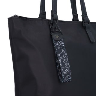 Textilný prívesok na kabelku s mačičkami Indee materiál textil farba multicolor D039 - 01