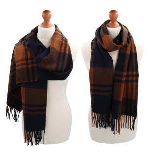 Celoročný šál s károvaným vzorom Noelia Bolger materiál Polyester s prímesou vlny farba multicolor KZ004 - 03