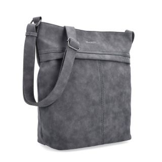 Praktická crossbody taška zo syntetického materiálu Tangerin materiál syntetická koža zapínanie na zips farba sivá veľkosť veľká 1108 ANT
