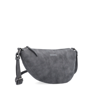 Kabelka typu moonbag zo syntetickej kože Tangerin materiál syntetická koža zapínanie na zips farba sivá veľkosť malá 1111 ANT
