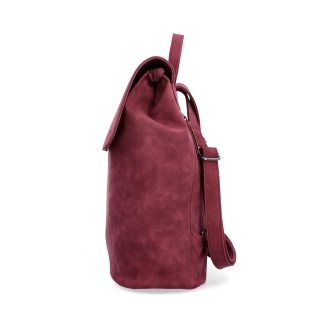 Elegantný mestský batoh zo syntetiky Tangerin materiál syntetická koža zapínanie na zips farba vínová veľkosť stredná 1100 BO Z boku