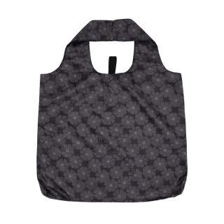 Kvalitná priestranná nákupná taška Shop and Go materiál nylon farba čierna veľkosť veľká 0023 D