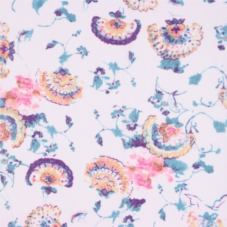 Ľahká šatka s originálnym vzorom Noelia Bolger materiál Viskóza a bavlna farba multicolor KL506 - 18