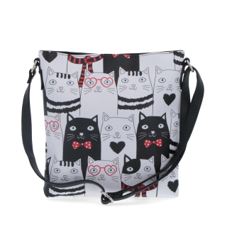 Malá crossbody s potlačou Indee materiál syntetická koža farba multicolor veľkosť malá 9300 17 C