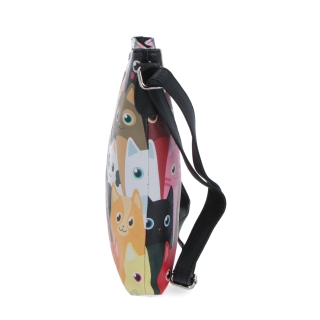 Malá crossbody s potlačou Indee materiál syntetická koža farba multicolor veľkosť malá 9300 15 C