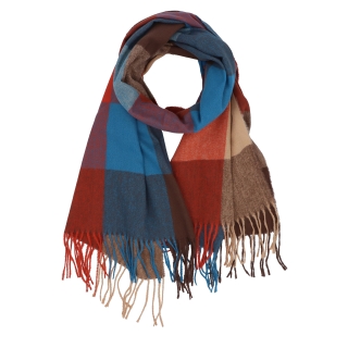 Príjemný šál s károvaným vzorom Noelia Bolger materiál Polyester s prímesou vlny farba multicolor KZ002 - 07