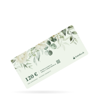Darčekový poukaz na kabelka.sk materiál nevyplnené VDAR120 Rose