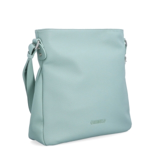 Dizajnová crossbody kabelka Carmelo materiál syntetická koža zapínanie na zips farba zelená veľkosť stredná 4271 SZE