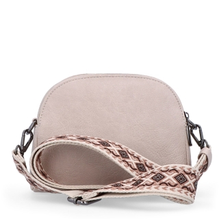 Malá crossbody kabelka s výrazným popruhom Tangerin materiál syntetická koža zapínanie na zips farba ružová veľkosť malá 8044 LI Zozadu